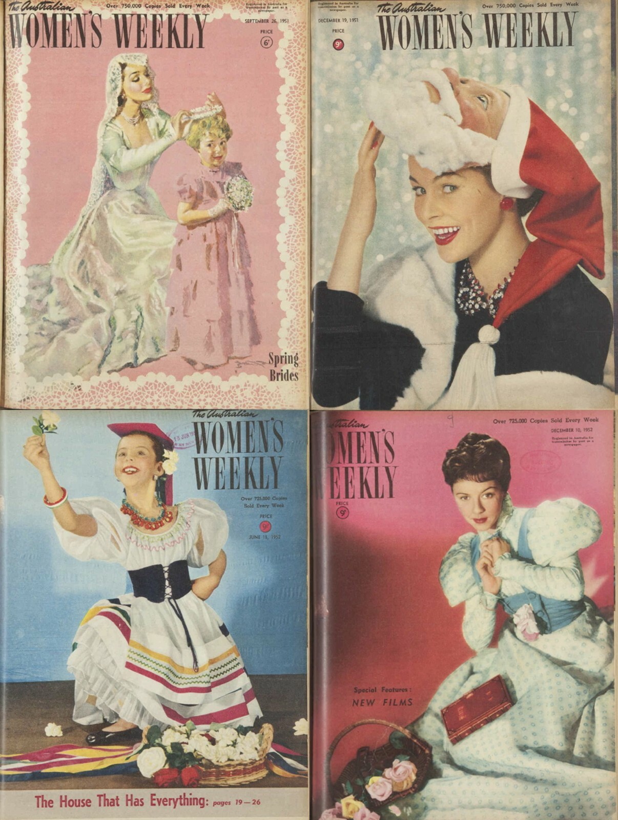 The Australian Women’s Weekly Magazine Vol.7 (1951-1953) – 157 Old Issues on DVD