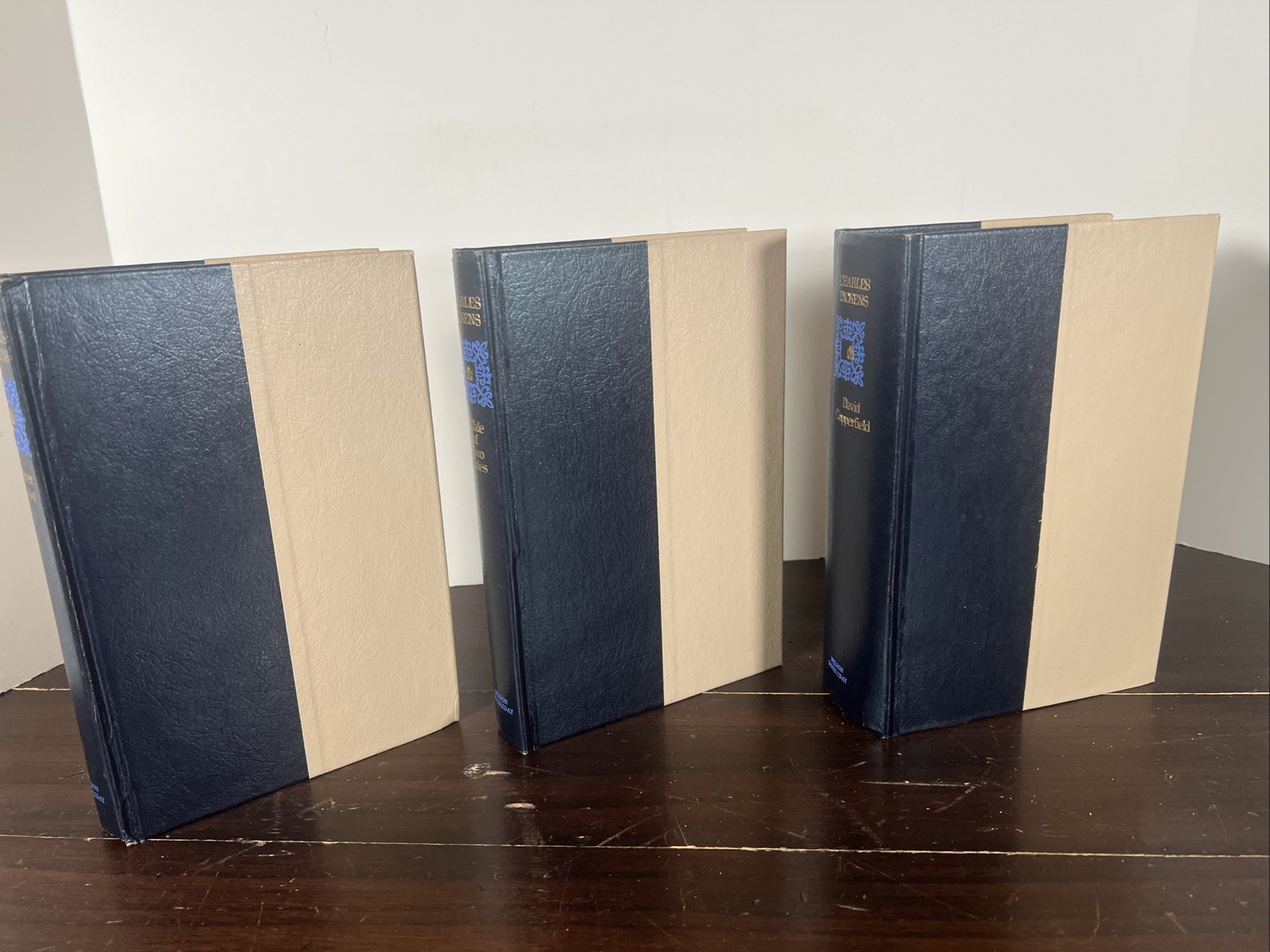 Set of 3 Hardcover Books by CHARLES DICKENS (Nelson Doubleday)