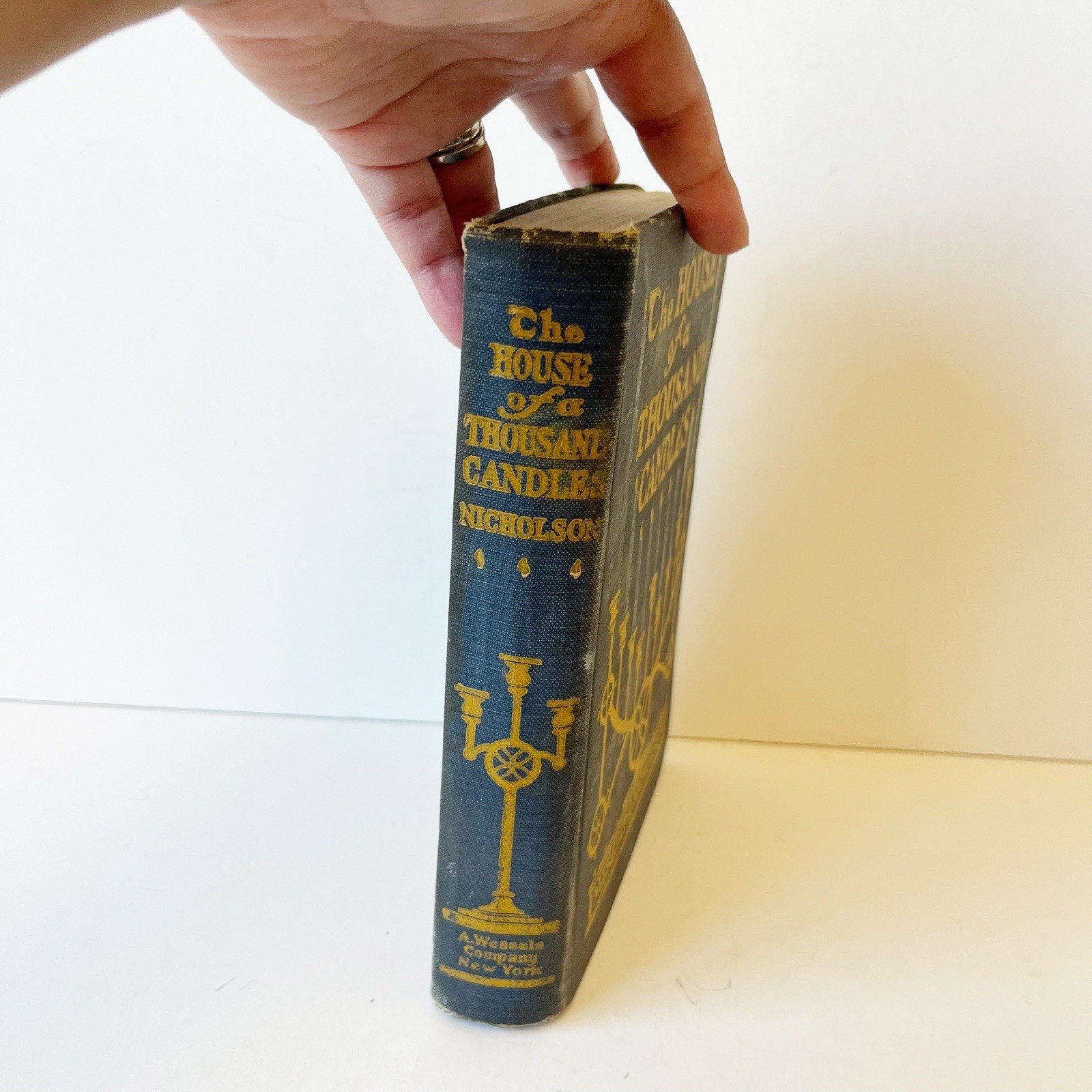 Antique The House of A Thousand Candles Hardcover Book Meredith Nicholson 1907