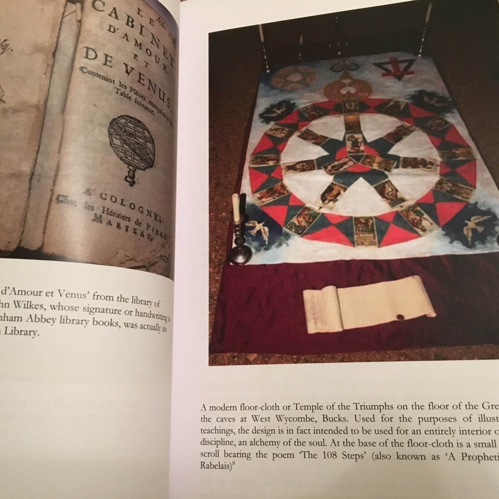 Secret Symbols of The Hell Fire Club cloth copy Dashwood West Wycombe occult
