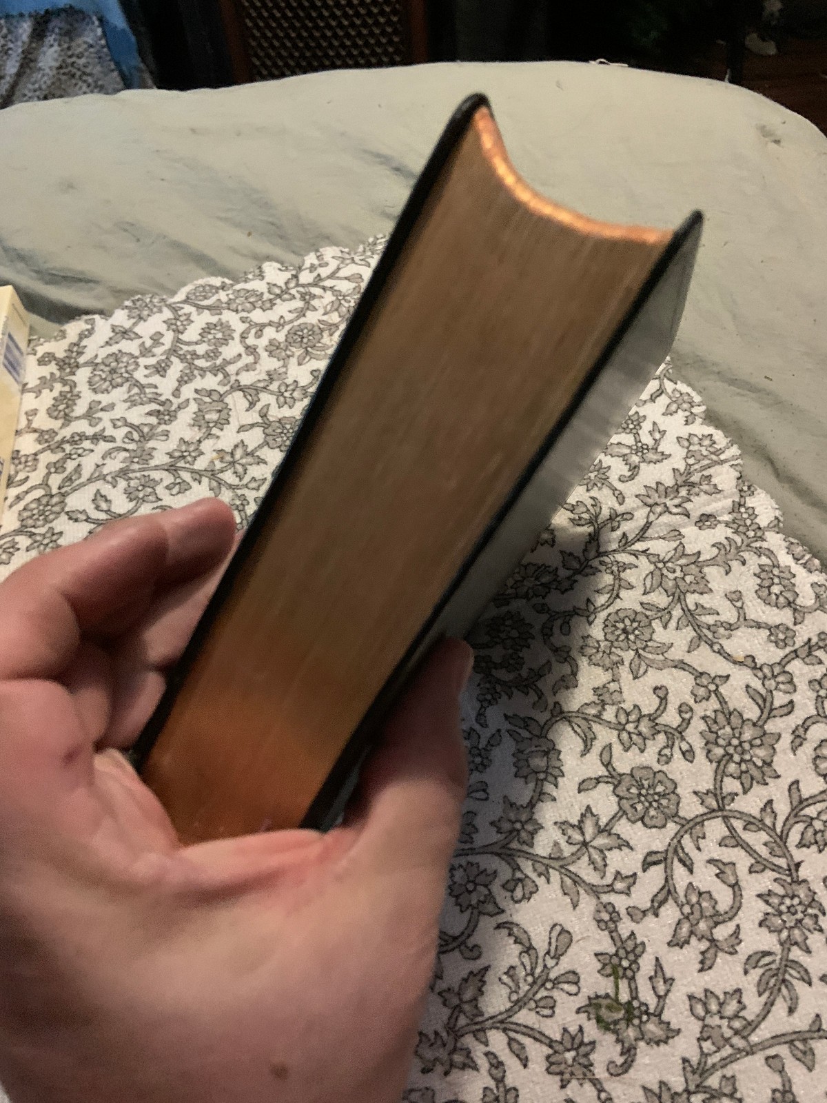 Holy Bible New Analytical Indexed Edition Dickson KJV Black MOROCCO Leather 1950