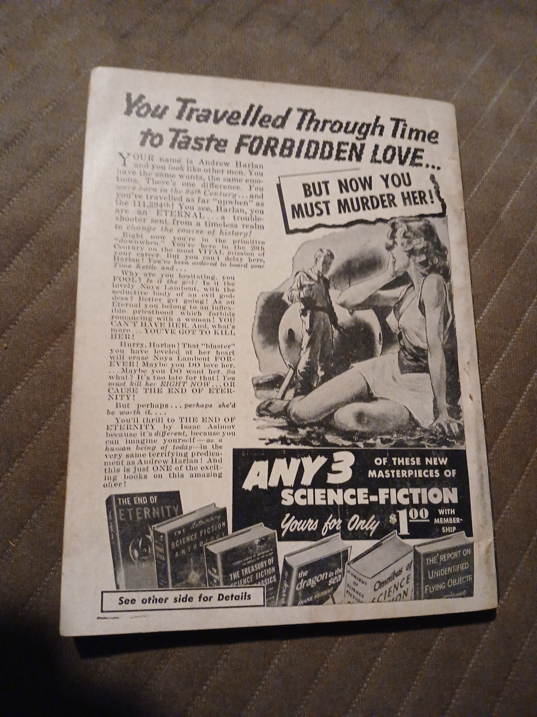 SUPER-SCIENCE FICTION December 1957 Pulp Magazine Isaac Asimov Robert Bloch