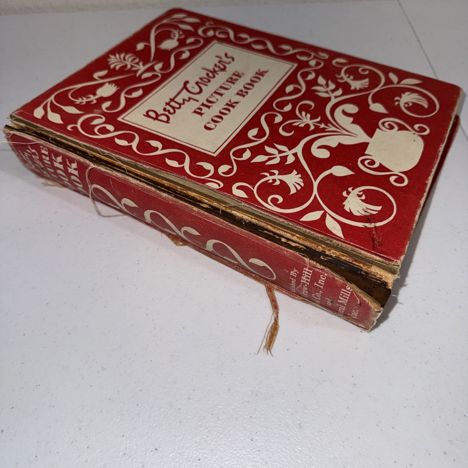 Vintage 1950 Betty Crocker Picture Cook Book 5-Ring Binder First Edition As-Is