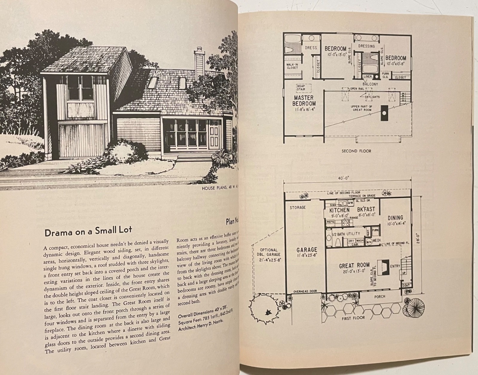 1983 Foremost HOME PLANS 80s Catalog Modern Ranch Houses Split-Levels