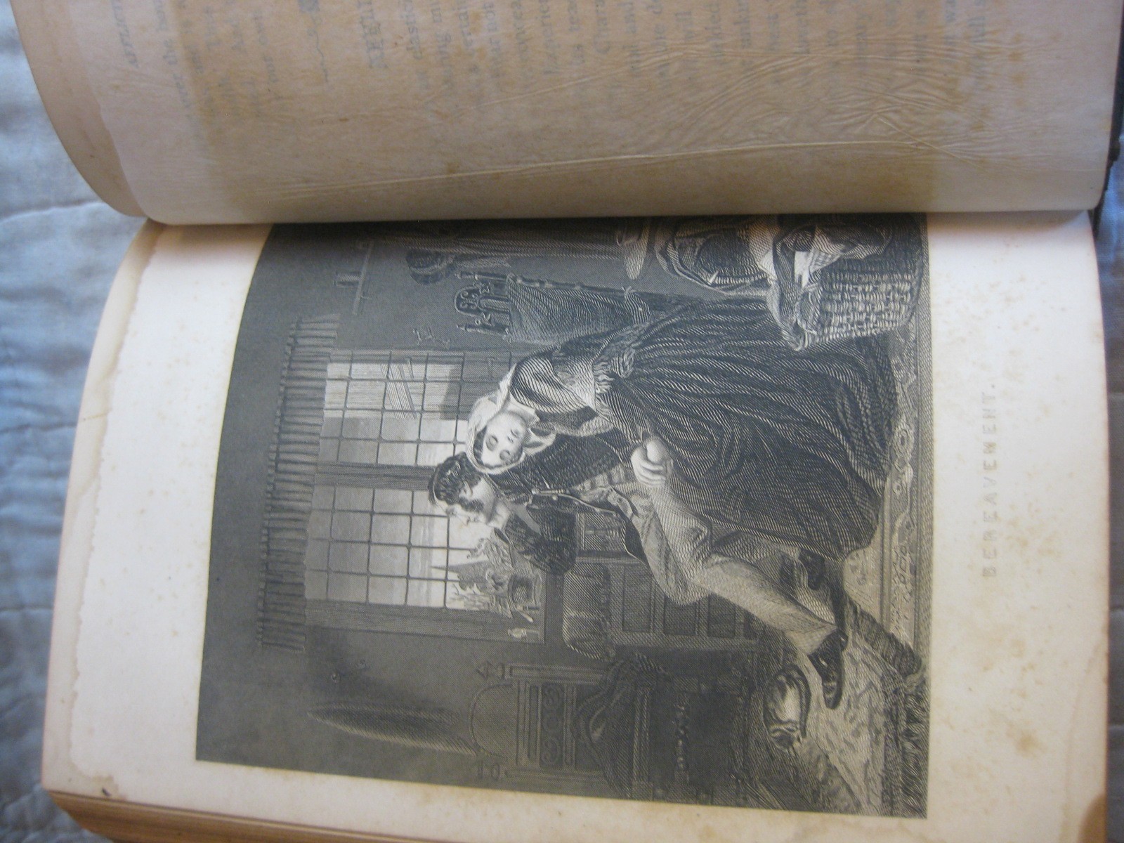 ANTIQUE GOLDEN GEMS OF LIFE BOOK 1884 LEATHER BINDING ILLUSTRATED ETIQUETTE OLD