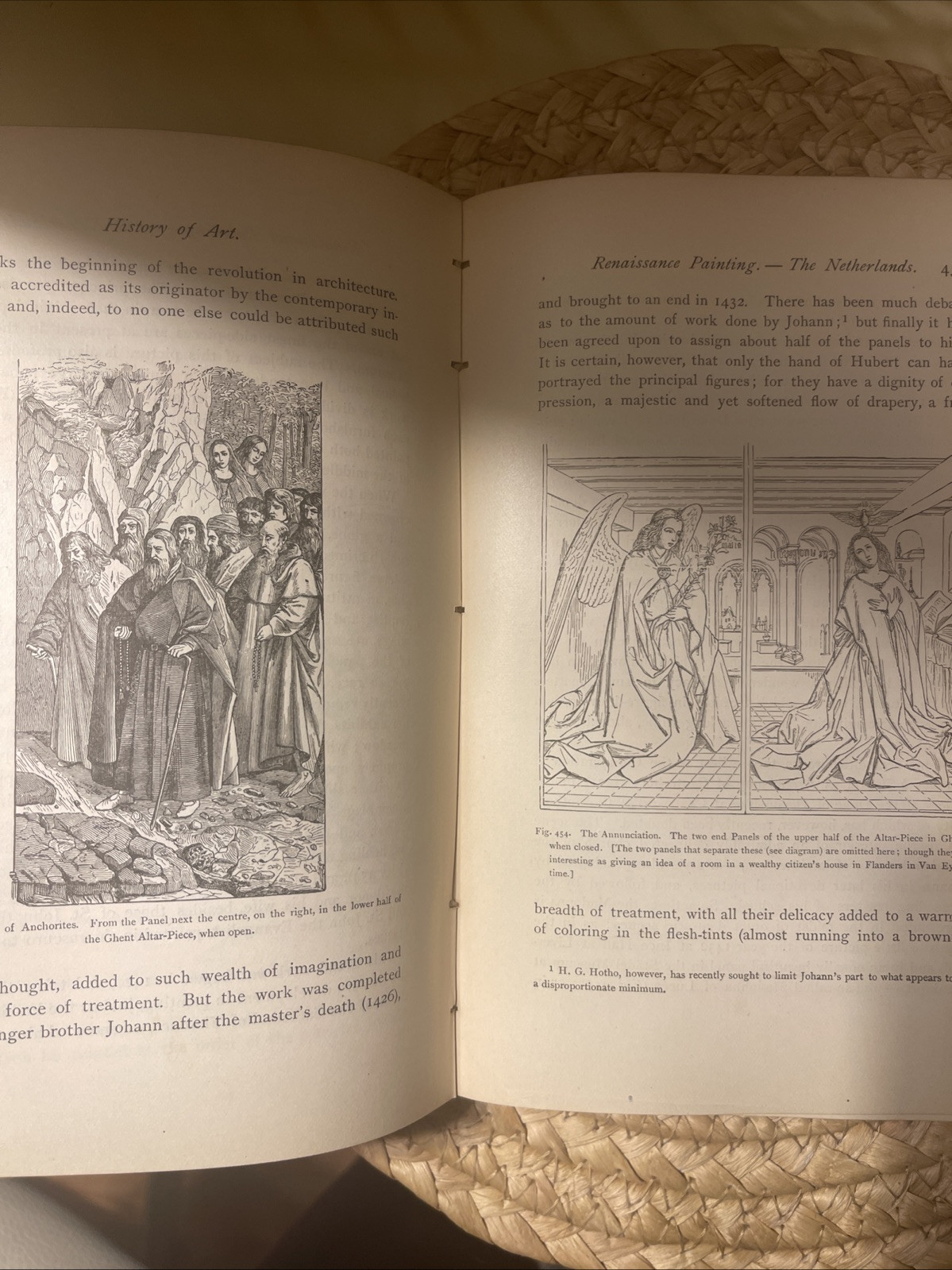 Antique Book 1886 History of Art by Wilhelm Lübke, Vol. I,II