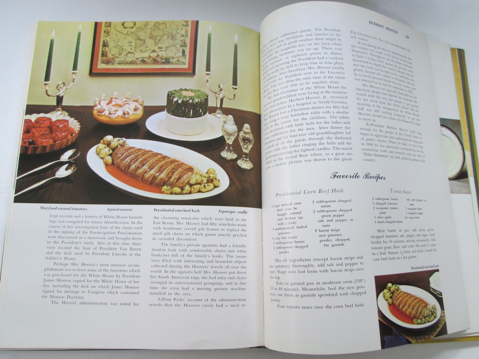 Vintage 1966 THE FIRST LADIES COOKBOOK 224 Pages Hardcover