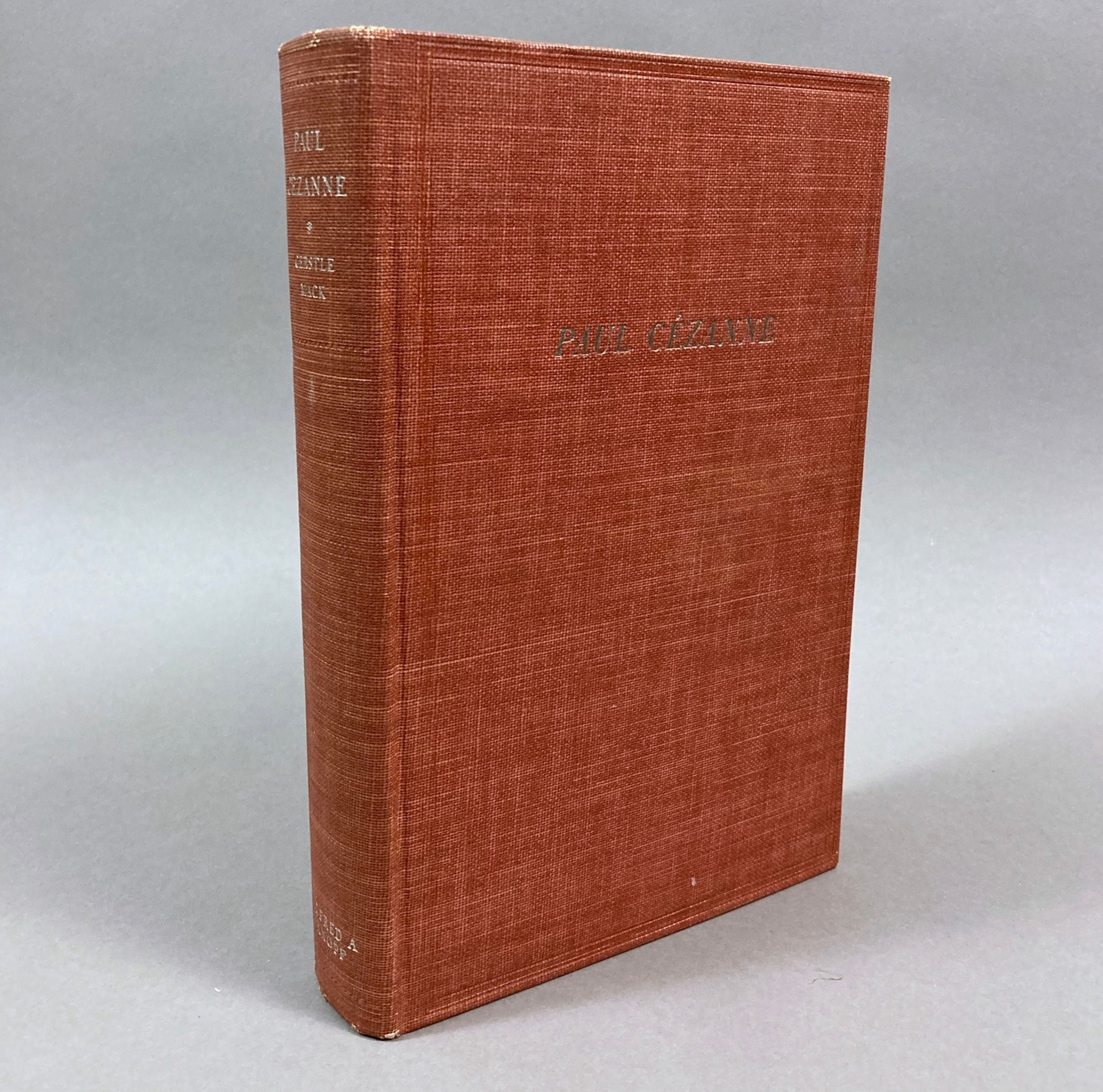 Gerstle Mack / Paul Cézanne First Edition 1935