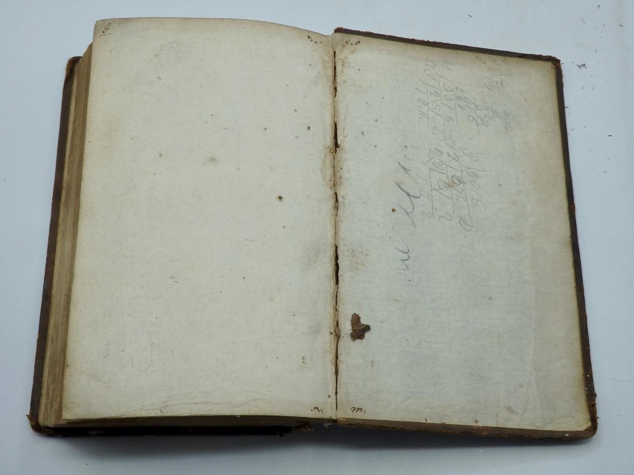 1722 UNIVERSAL LIBRARY or COMPLEAT SUMMARY of SCIENCE – FULL LEATHER Very Clean