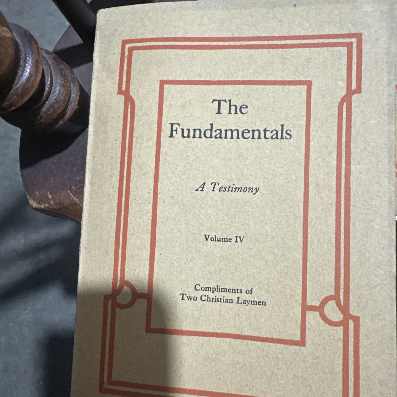 The Fundamentals A Testimony Two Christian Laymen c.1910 Vols 1-5 Vintage Set
