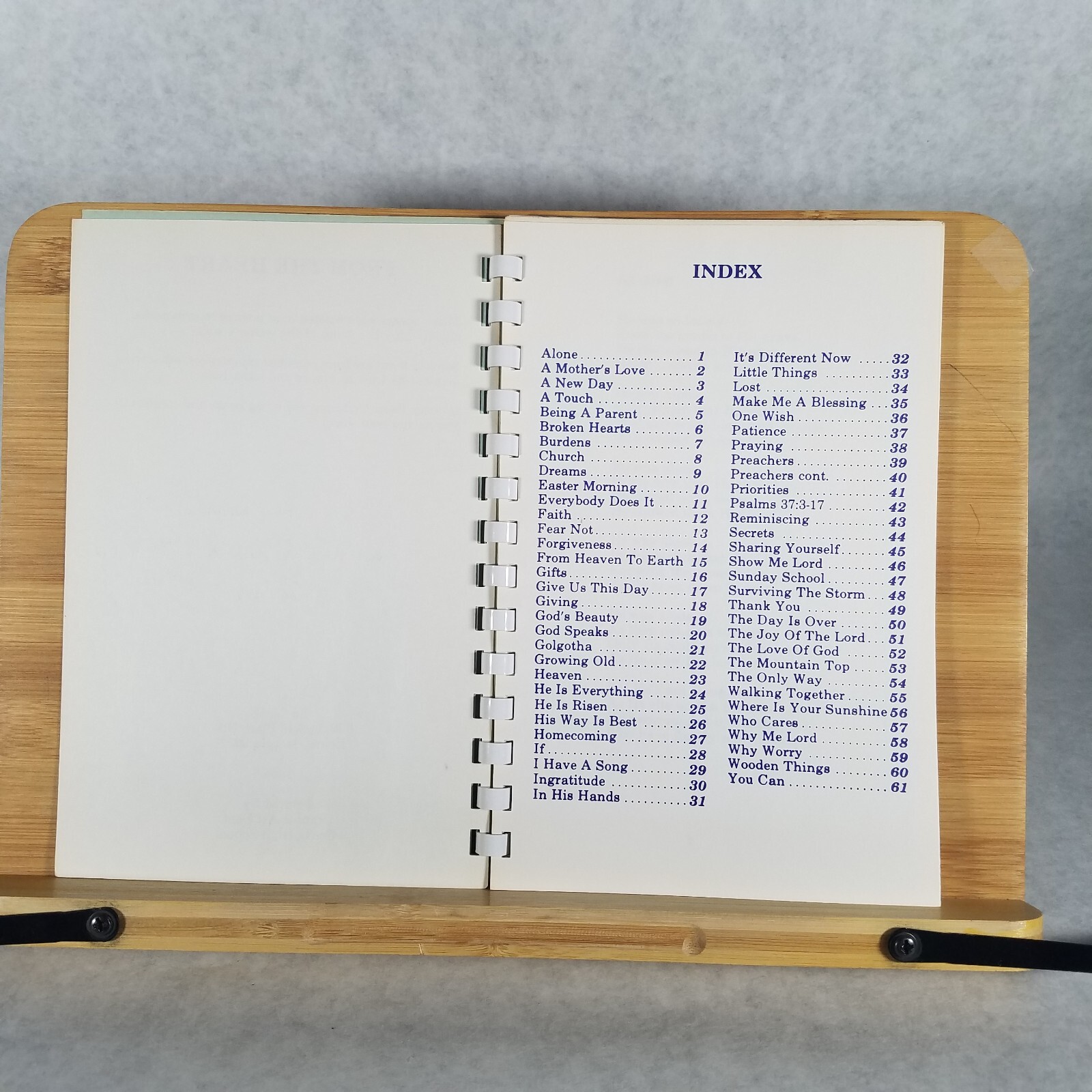 From the Heart: A Collection of Poems – Spiral Bound Paperback by Ed Clark 1984