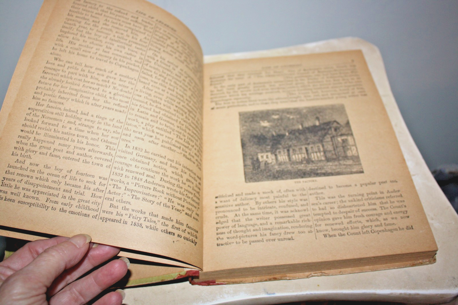 Early Rare Antique Andersen Fairy Tales By Hans Christian Andersen Gold Mermaid