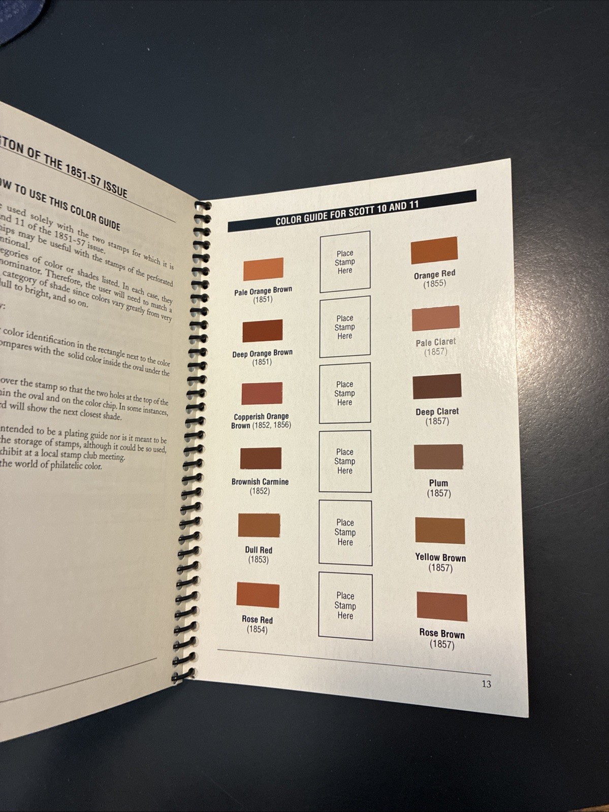 Scott Specialized Color Guides for U.S. Stamps 2005 Complete Very Good Condition