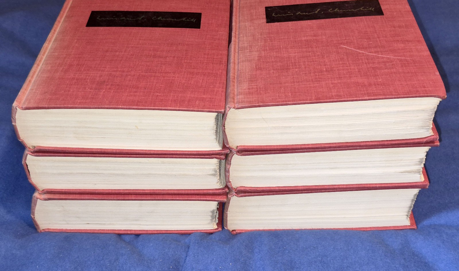 The Second World War by Winston S. Churchill – 6 Vol. set – Houghton Mifflin Co.