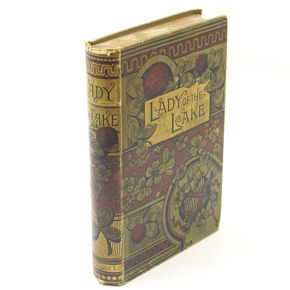 Lady of the Lake Sir Walter Scott c1880 Belford Clarke HC Victorian Binding