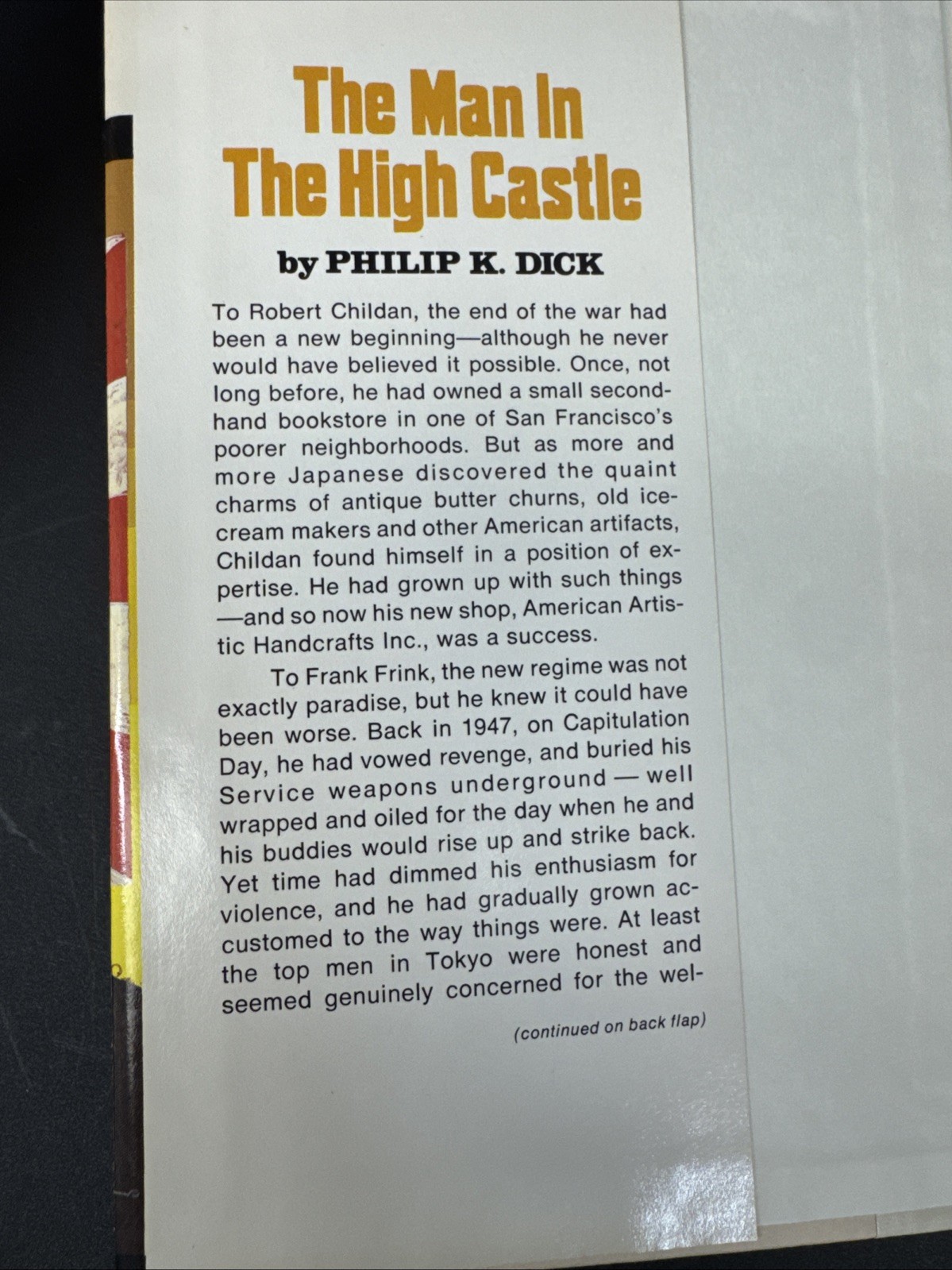The Man in the High Castle By Philip K. Dick (1962)