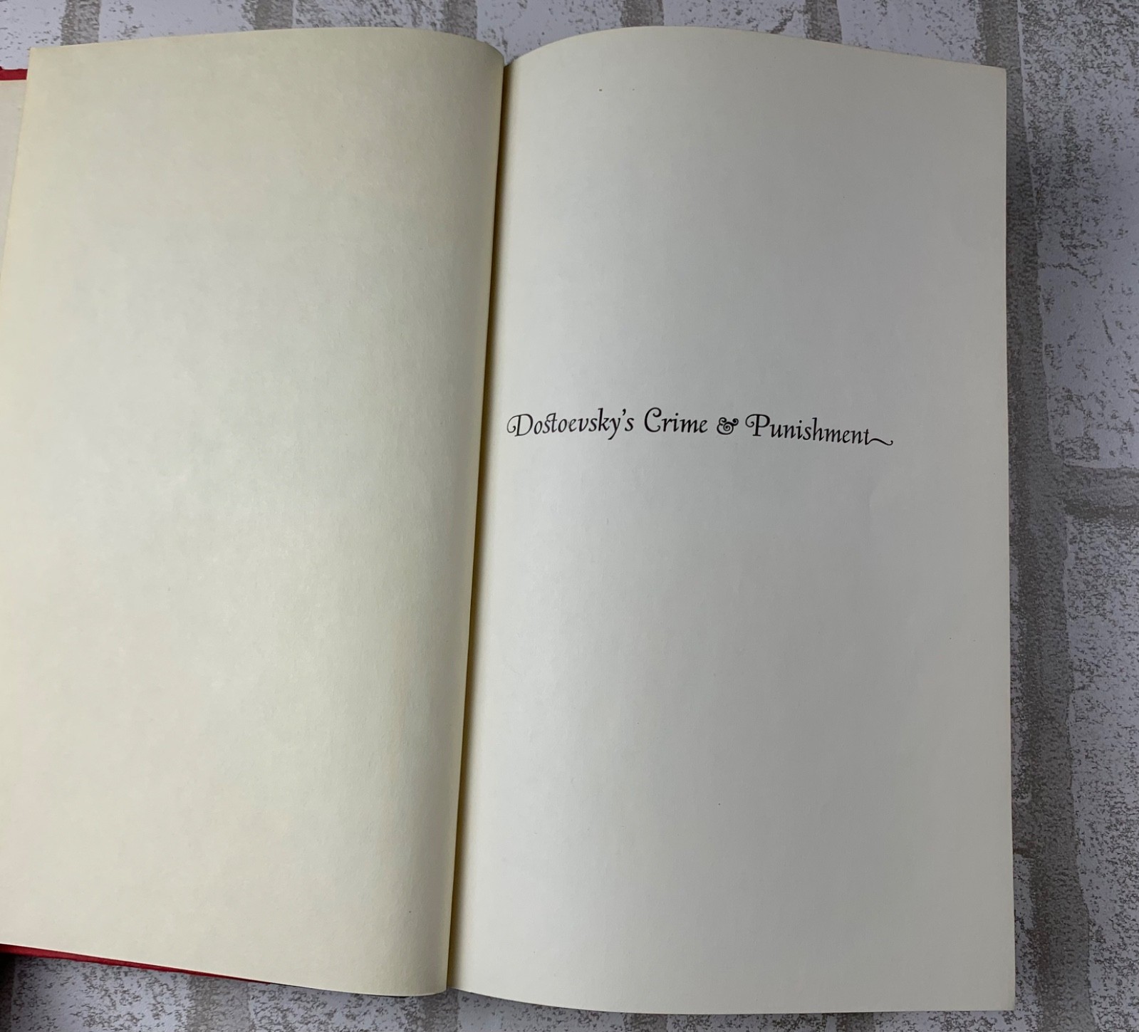 Vintage 1956 Crime and Punishment Random House Hardcover Benjamin Kopman Illust