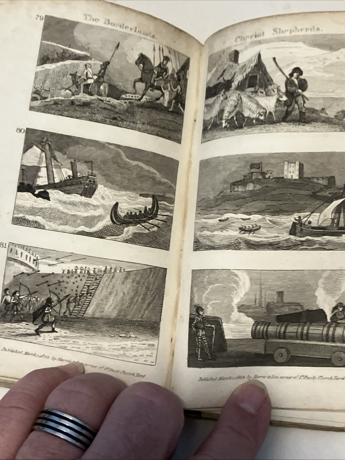 ANTIQUE 1823 2nd Ed- Rev Isaac Taylor- Scenes In England. Plates, Map