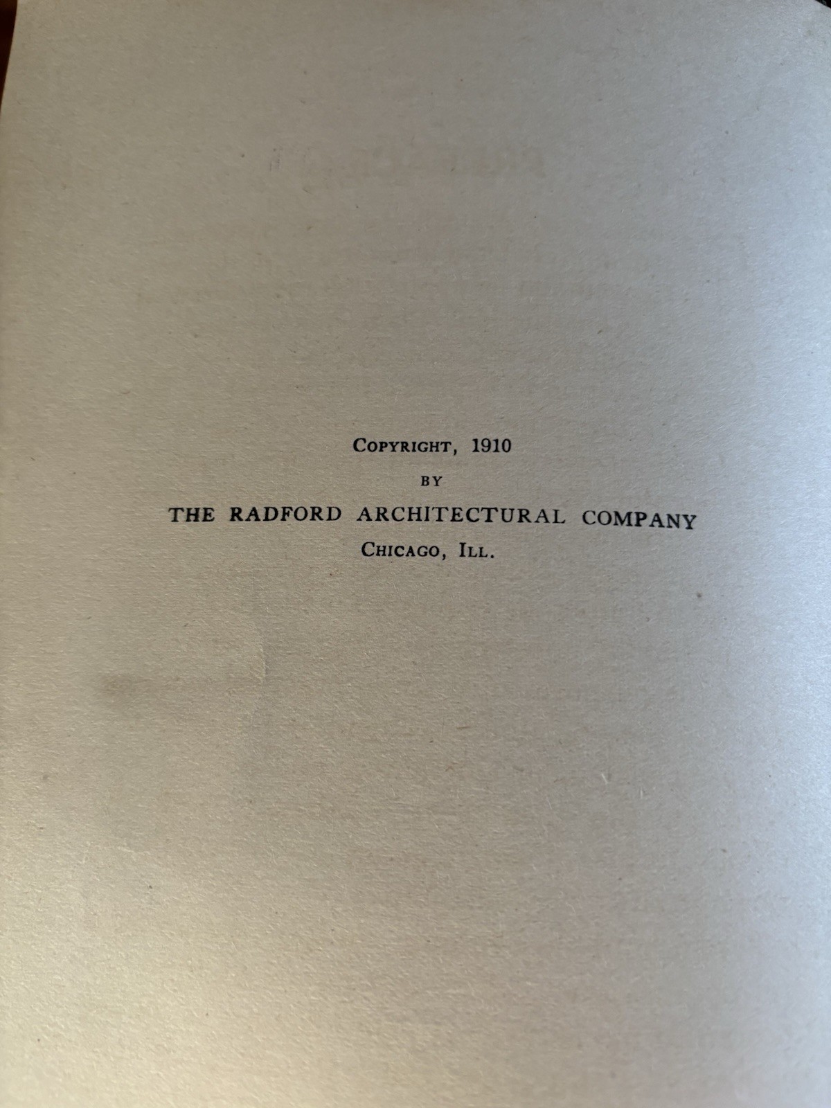 1910 Cement And How To Use It William A Radford HC