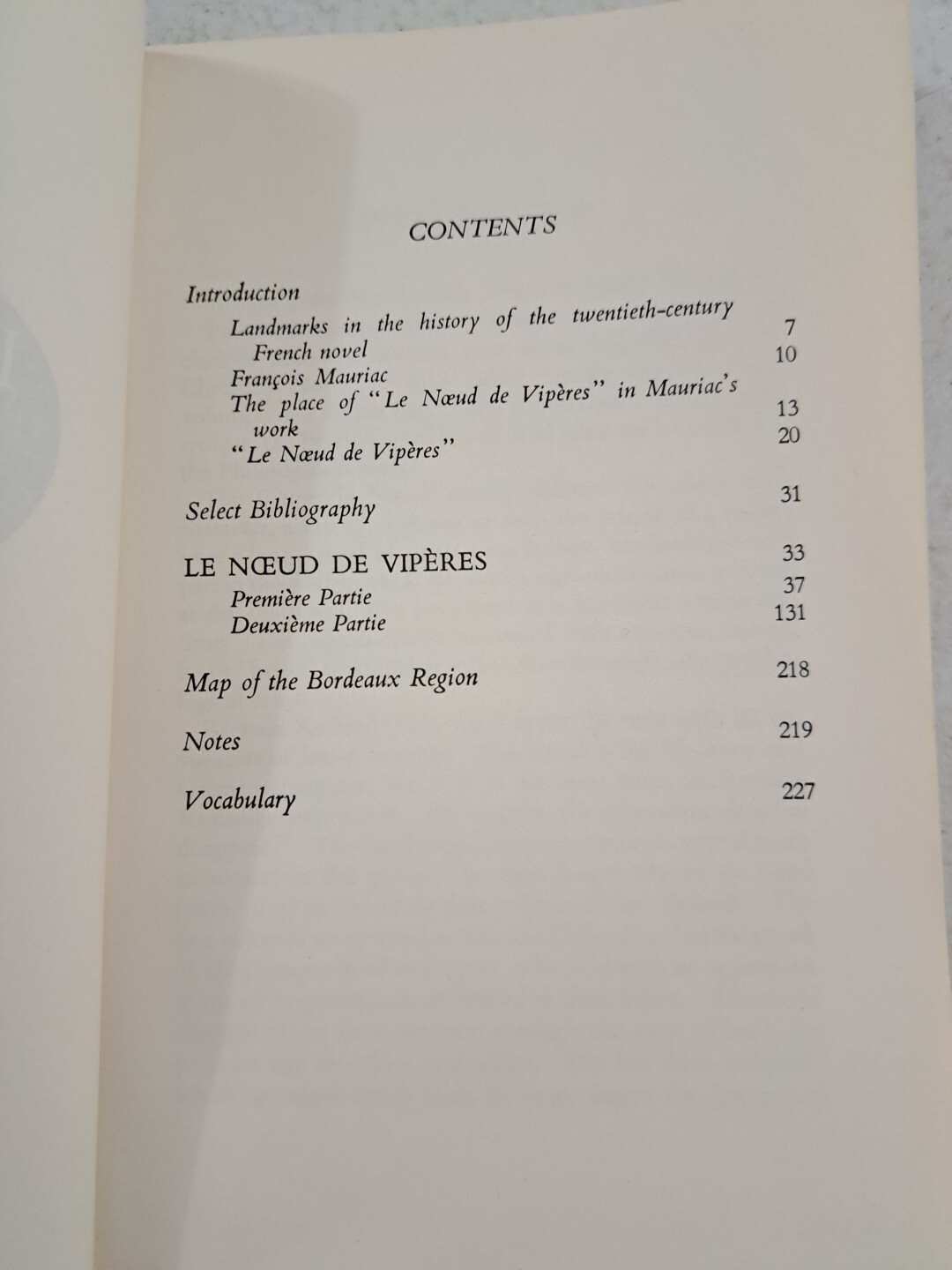 Vintage PB 1961-Ed 1965 Print-Le Noeud De Viperes- Francois Mauriac