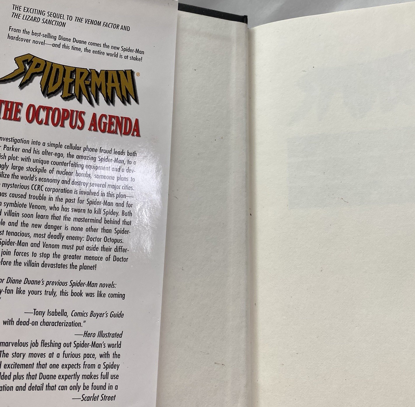 BATMAN: KNIGHTFALL SPIDERMAN & OCTOPUS AGENCY HC DJ 1st Edition Print