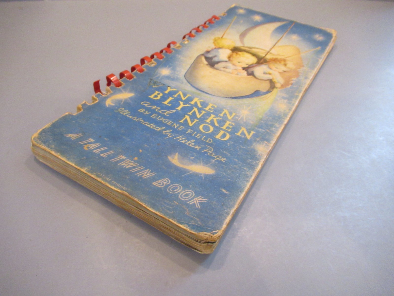 Wynken Blynken Nod Dinky Bird Calico Cat Eugene Field Twin Tall Board Book