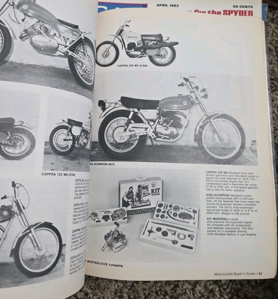 Motorcycle Buyer’s Guide 1972 By Bib Greene
