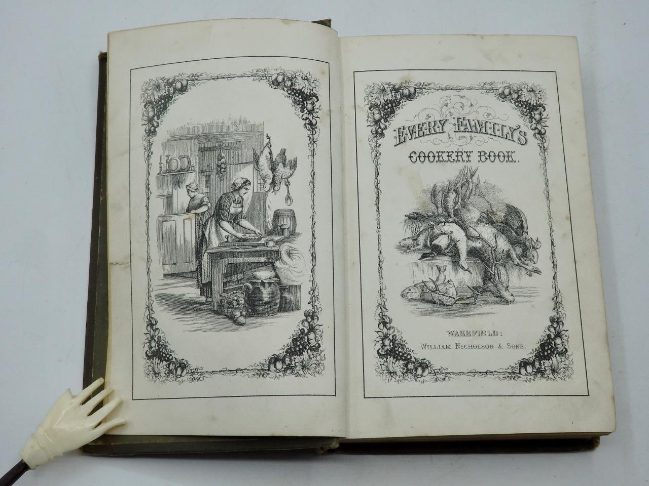 Antique c1870 EVERY FAMILY’S COOKERY BOOK By an Experienced Victorian Cook