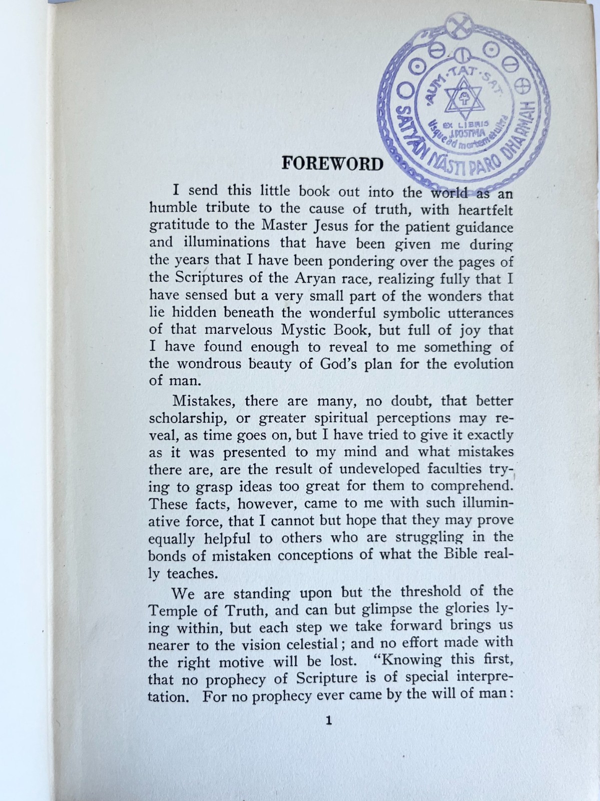 An Esoteric Reading of Biblical Symbolism by Harriet Tuttle Bartlett, 1920