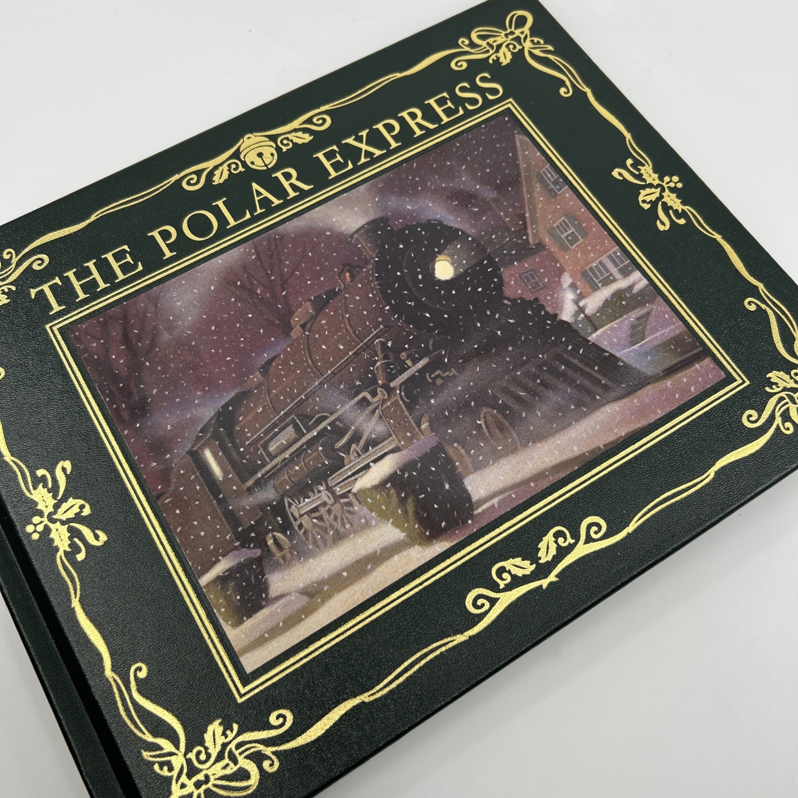 EASTON PRESS The Polar Express Chris van Allsburg SIGNED Leather Illustrated CD