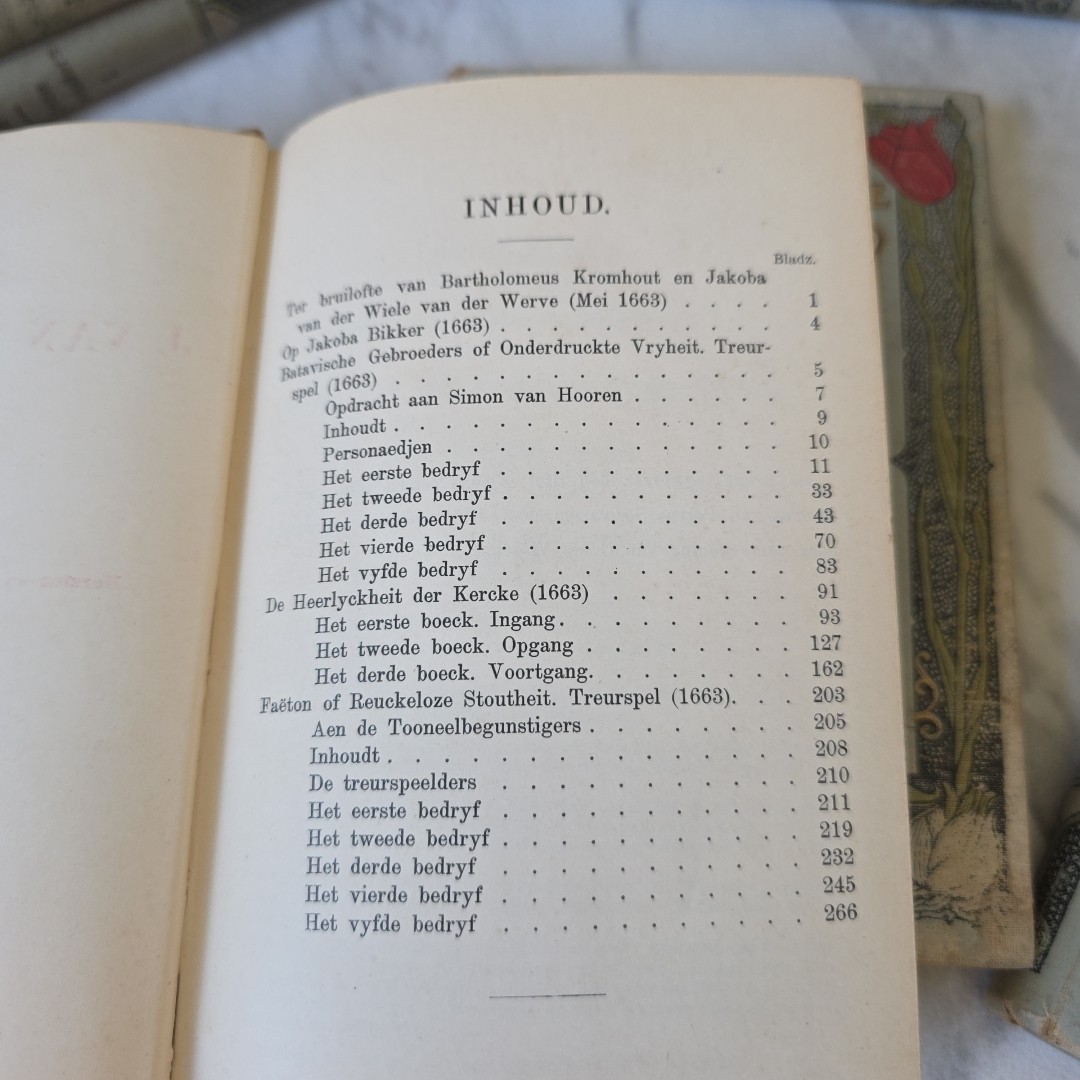 (20) Library Of Dutch Authors Bibliotheek Van Nederlandsche HC Art Nouveau Cover
