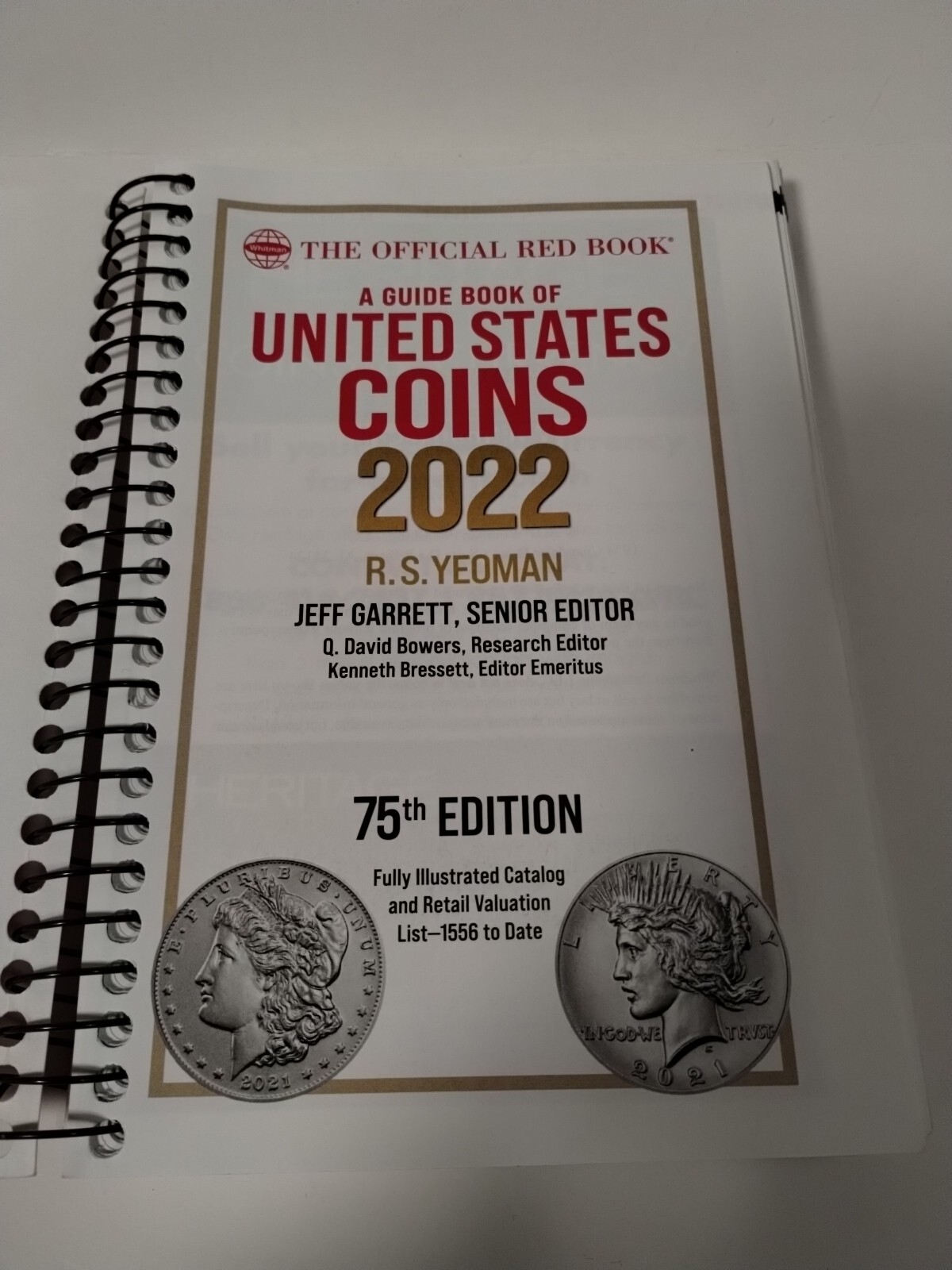 United States Coins Redbook 2022 Us Coins Spiral by Jeff Garrett 75th Edition