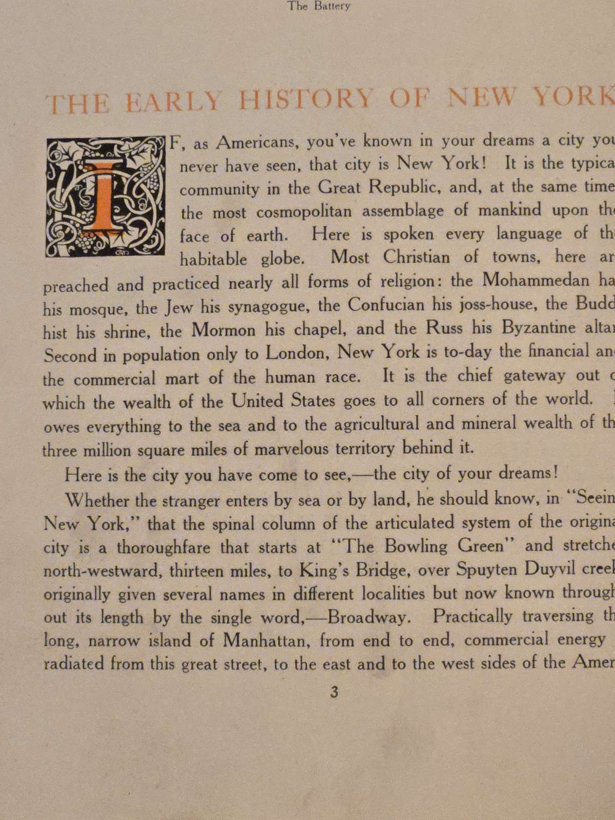 Seeing New York 1906 Souvenir Tour Guide History Photos Sights