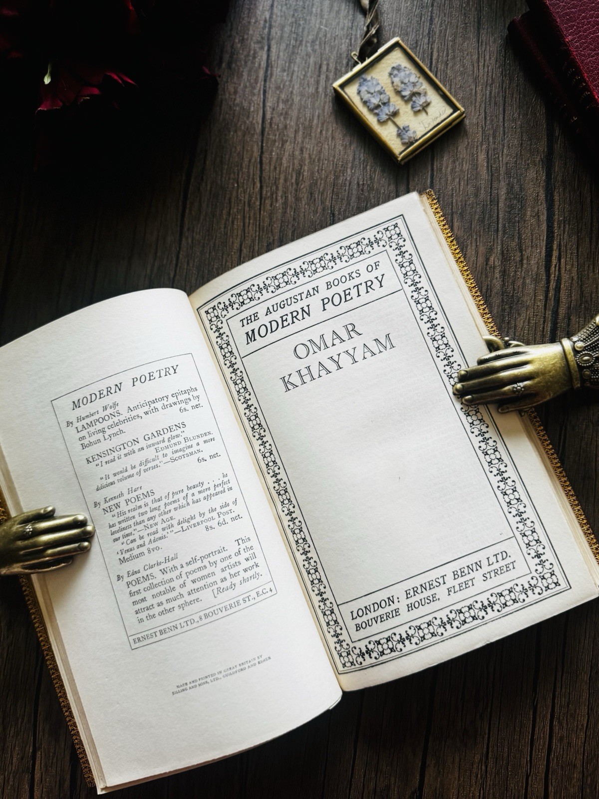 Riviere & Son Fine Binding Red Morocco Poetry Set Keats Rossetti Swinburne 1930s