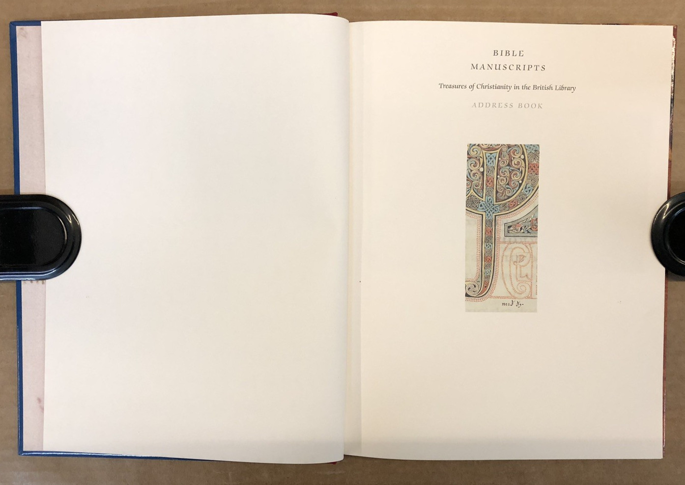 Bible Manuscripts – Address Book – The British Library – Hardback – 1999