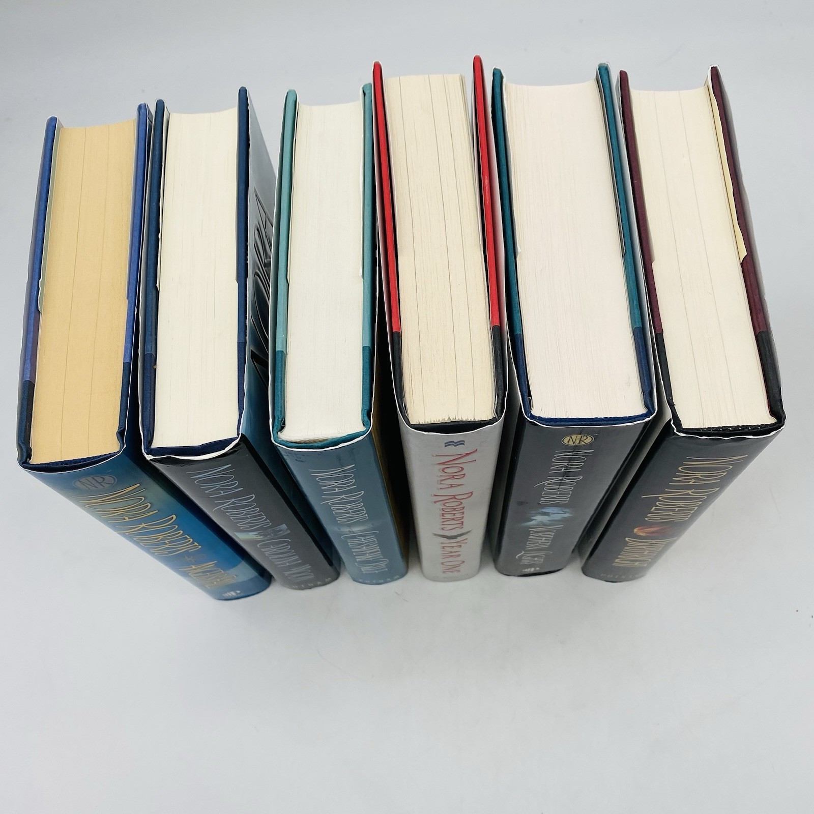 Nora Roberts Lot of 6 Hardcover Romance Novels 1st Edition DJ