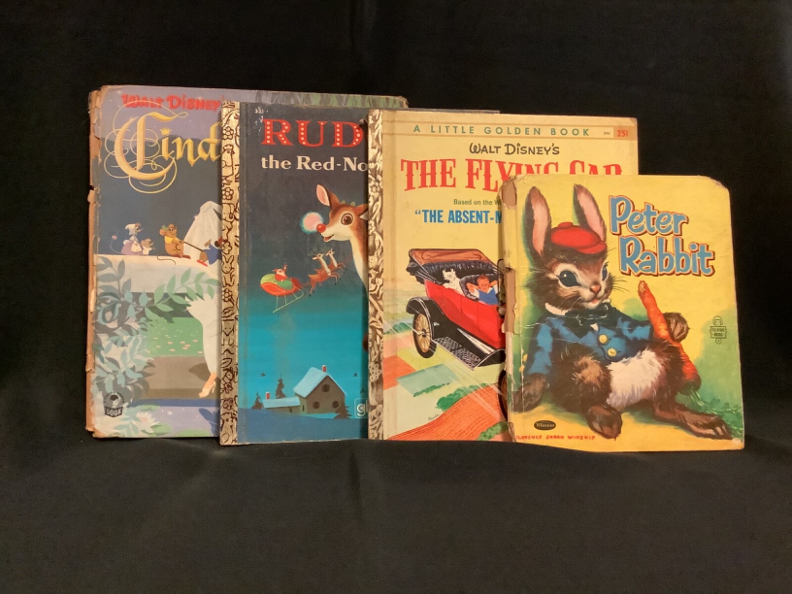 Lot Of 2 Vintage Whitman Publishing Company and Lot of 2 Little Golden Books