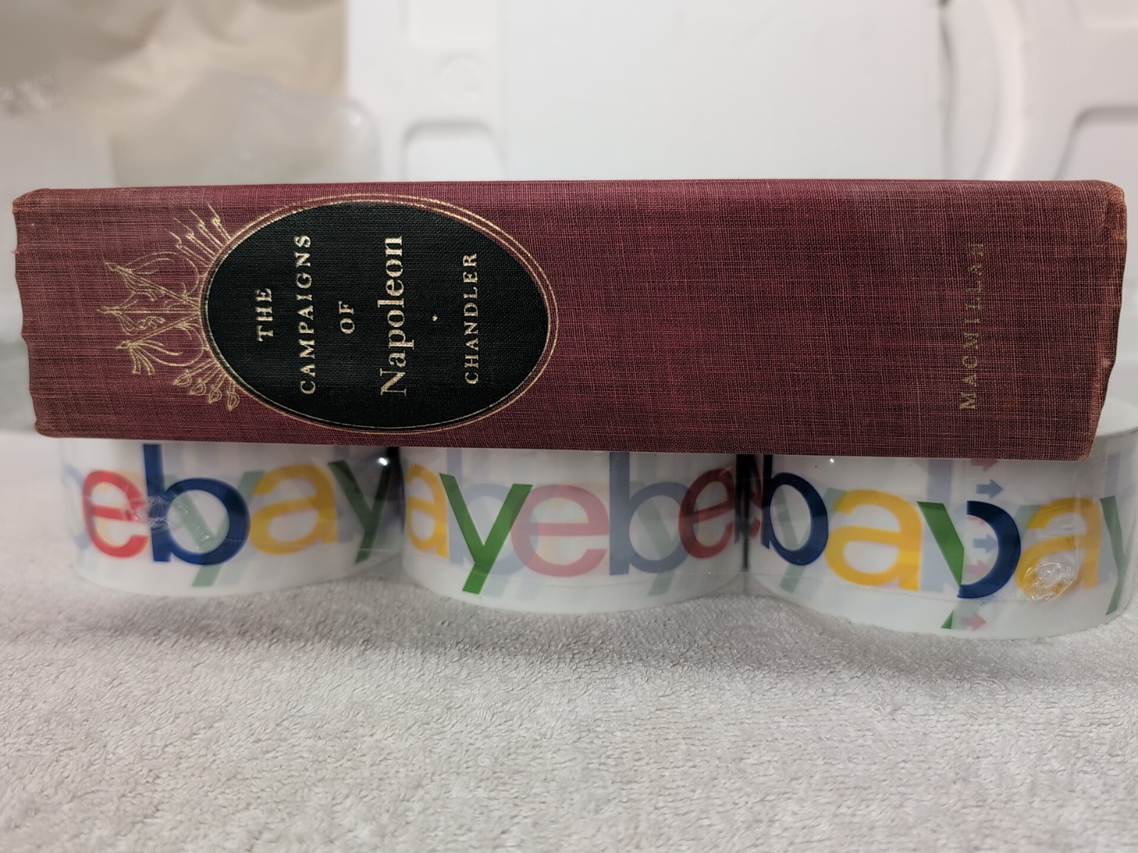🖊️Signed & Dated THE CAMPAIGNS OF NAPOLEON by David Chandler 1st Ed. + Mylar!!!