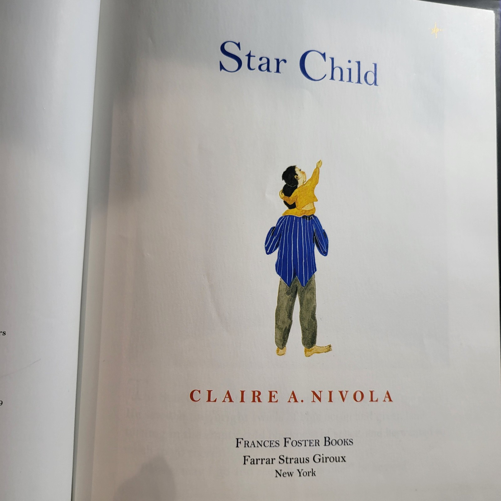 Star Child Book First Edition 2014 Near Mint