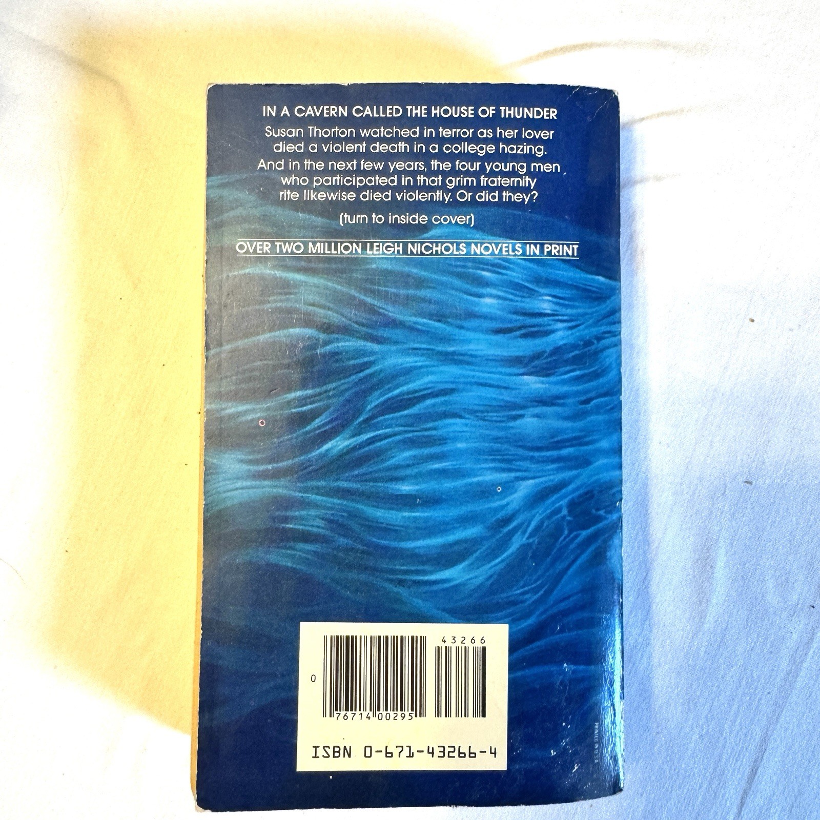 The House of Thunder By Leigh Nichols (1st Edition, 1st Printing, 1982)