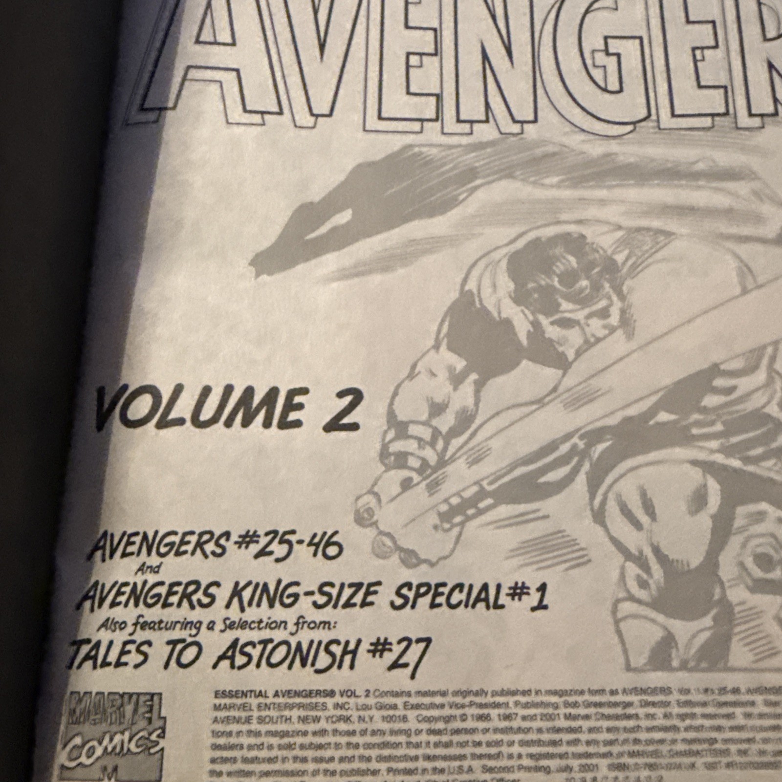 Essential Avengers Volume 2 TPB – Lee, Stan 2nd Printing 2001