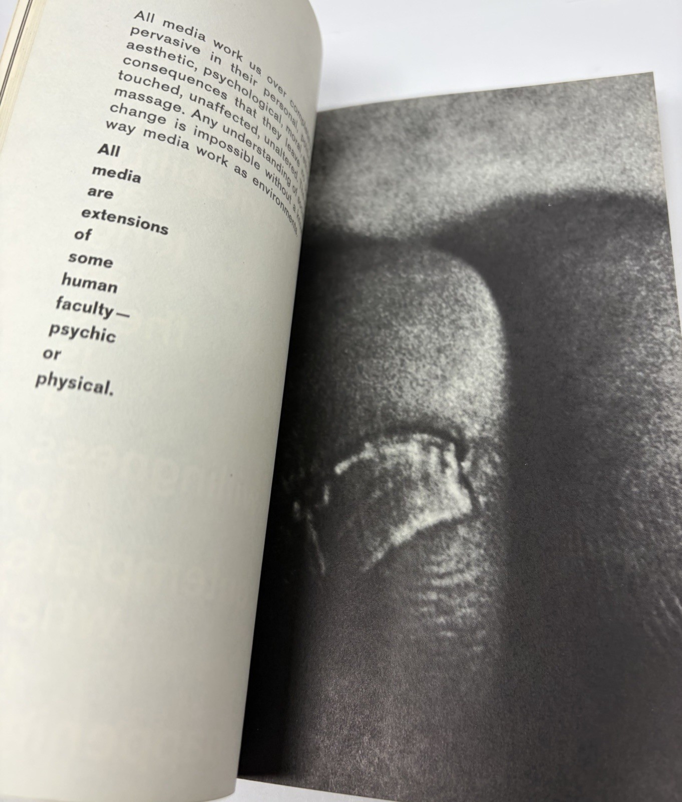 The Medium is the Massage Marshall McLuhan 1967 First Paperback Ed. Vintage Book