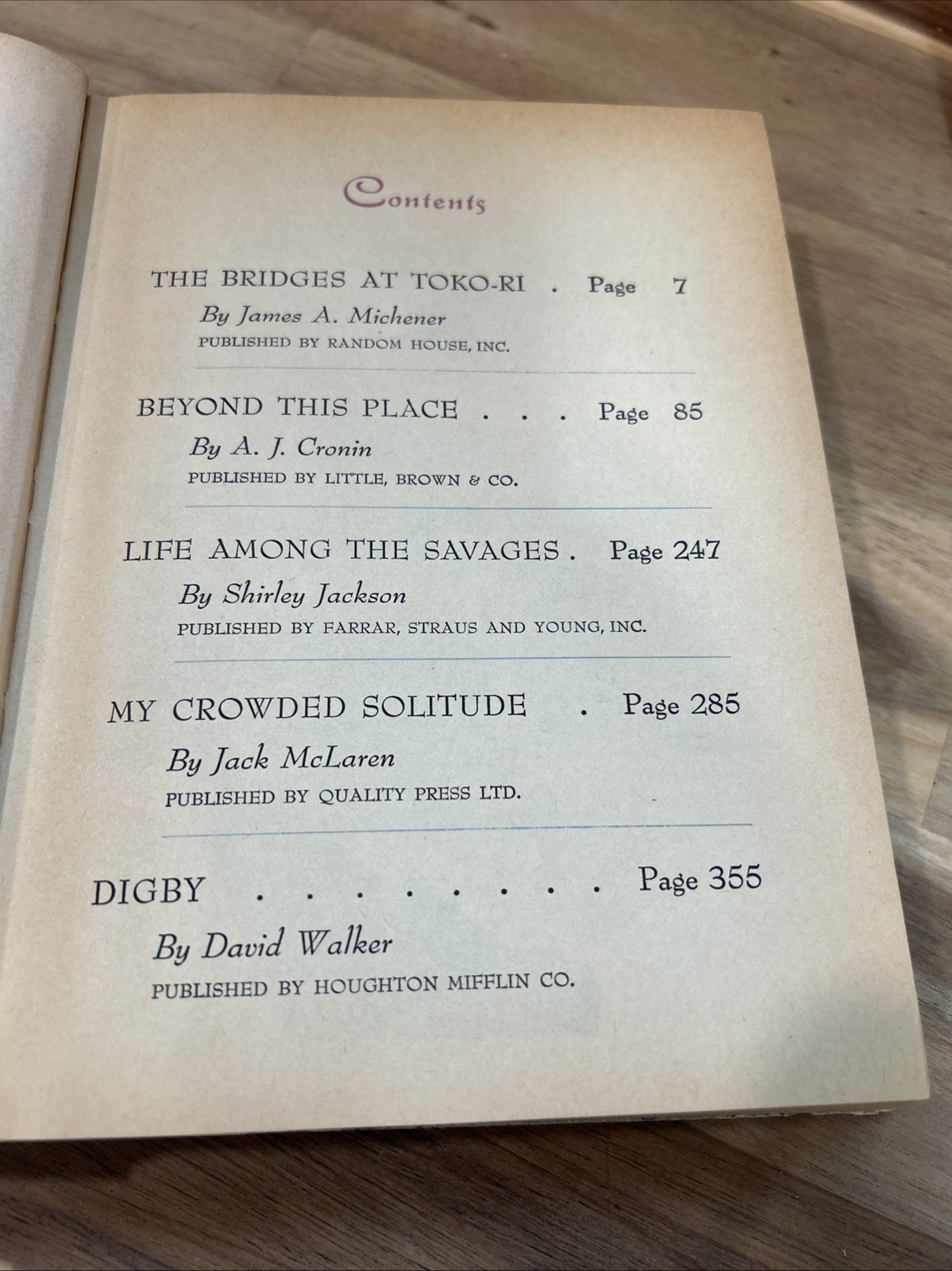 1953 First Edition Reader’s Digest Condensed Books