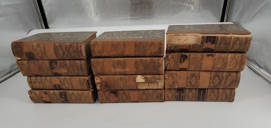 Antique Charles Dickens Works ~ 12 Volume Set ~ Late 1800s Books