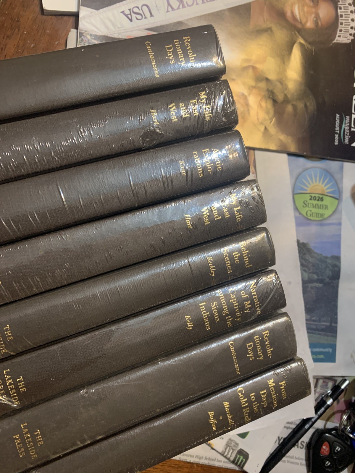 8. Lakeside Press Classics (RR Donnelley) Brown Sealed- Library Study