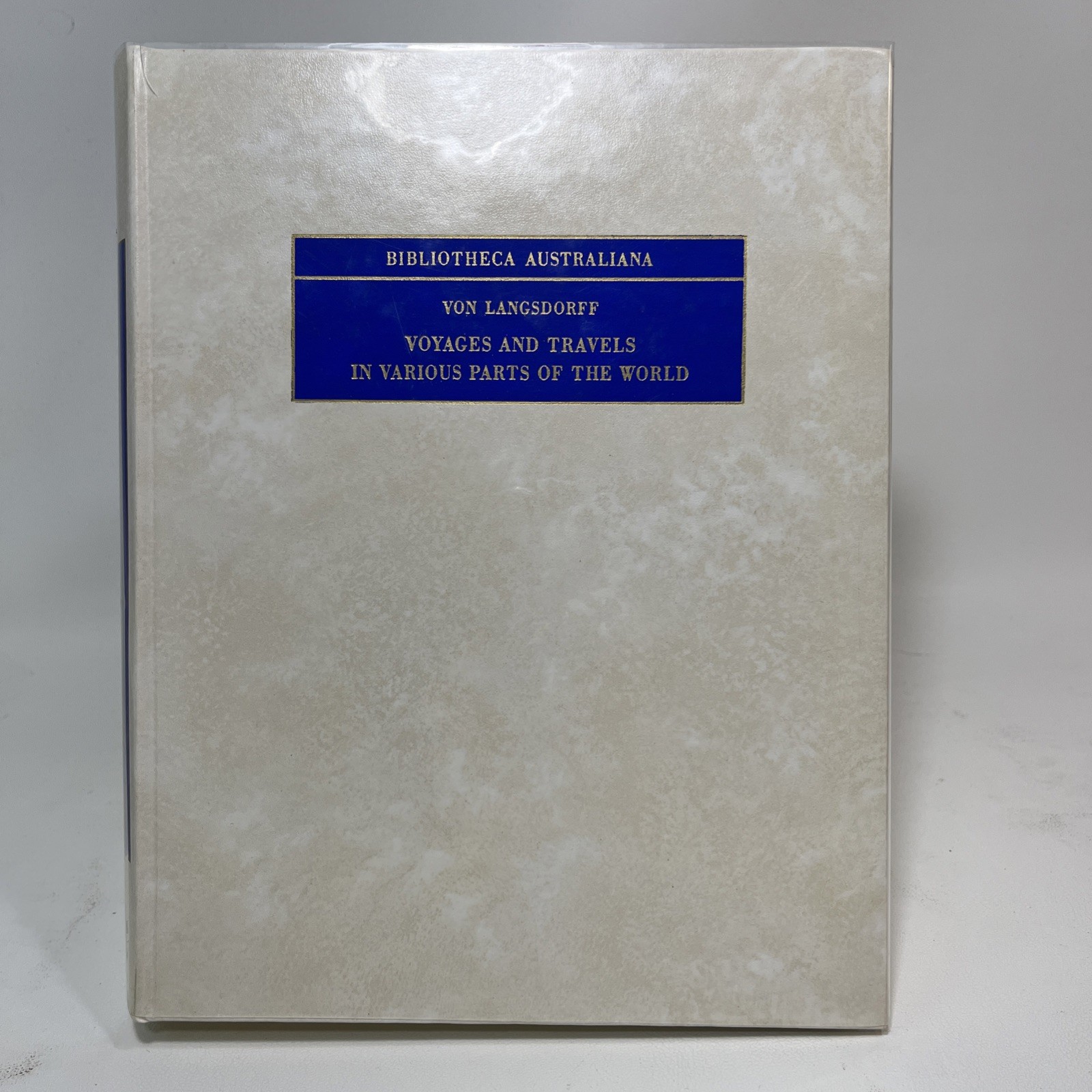 Langsdorff VOYAGES AND TRAVELS IN VARIOUS PARTS of the World 1803-1807 1968 2V