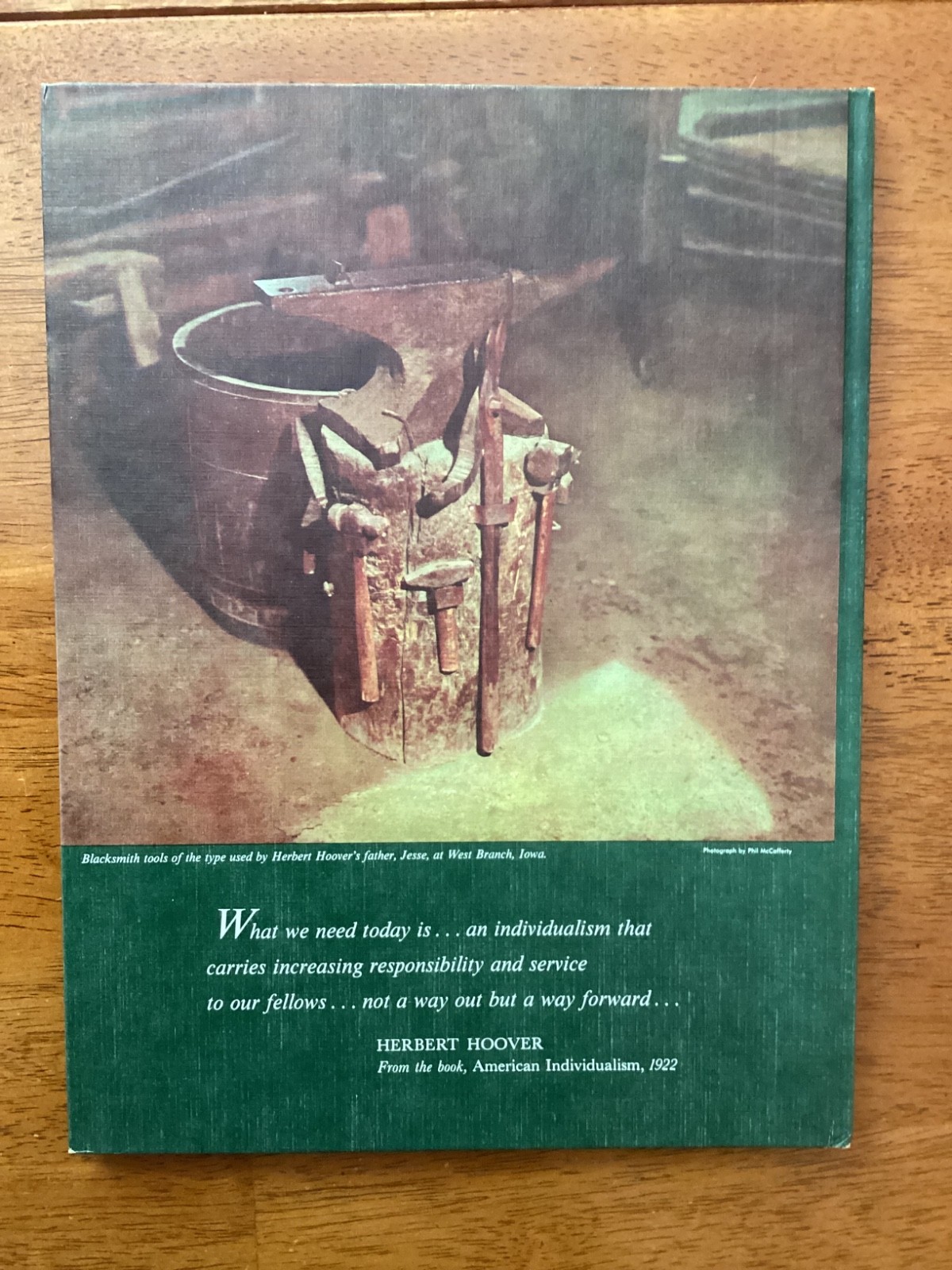 HERBERT HOOVER’S Challenge to America (Vintage Doubleday 1965 hardback)
