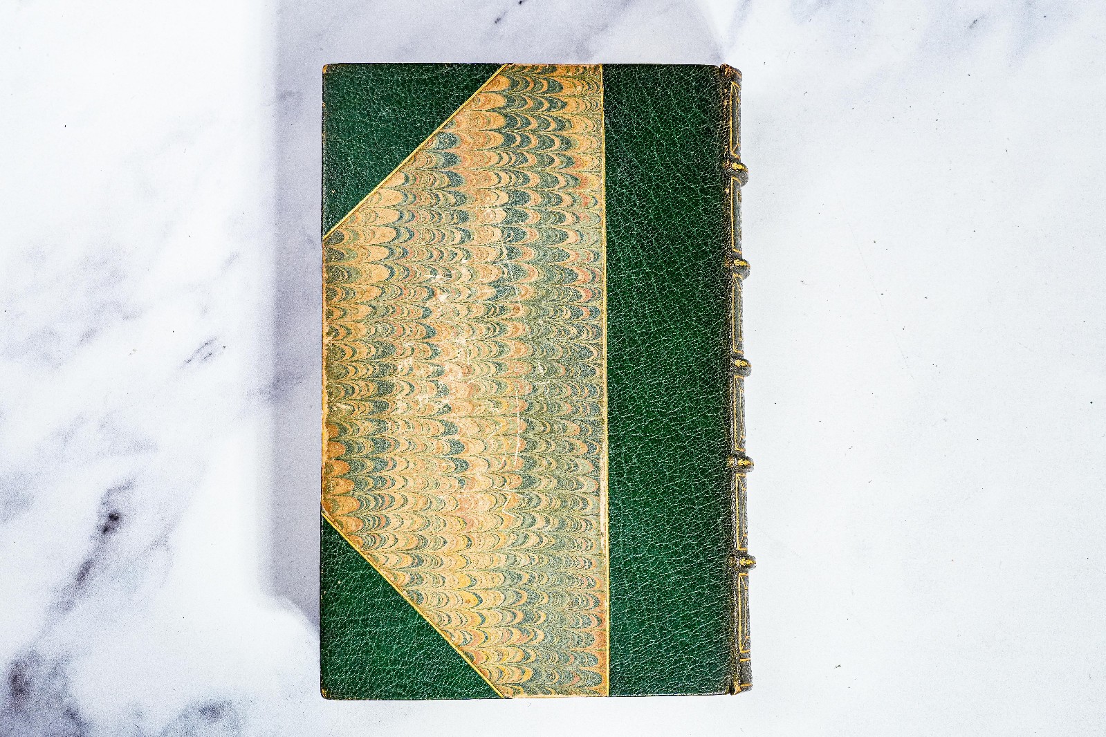 Rare Luxury Edition Concise Oxford Dictionary 1934 Leather Spine Antique Book