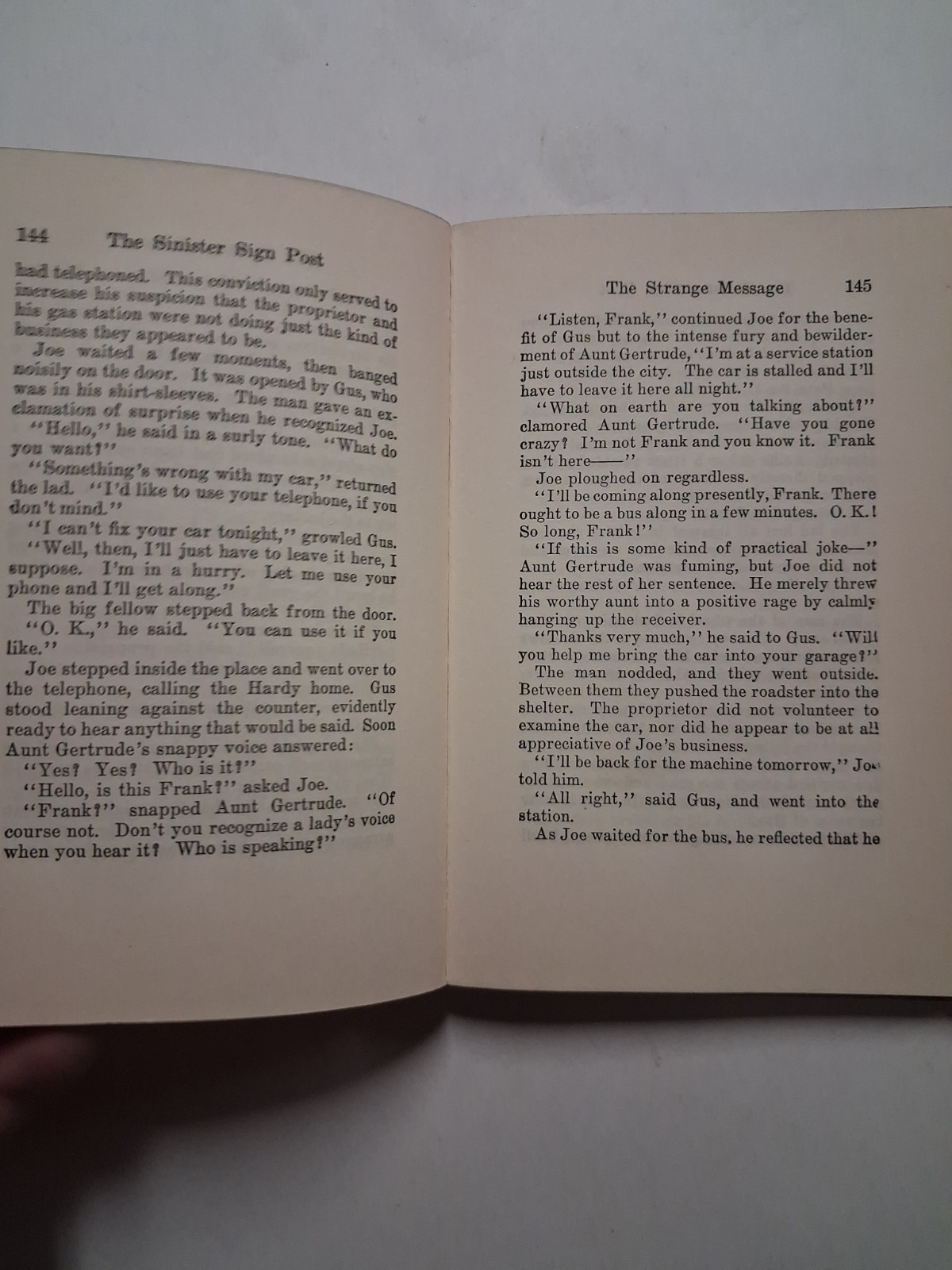 1936 The Sinister Sign Post FRANKLIN W. DIXON Vintage MYSTERY