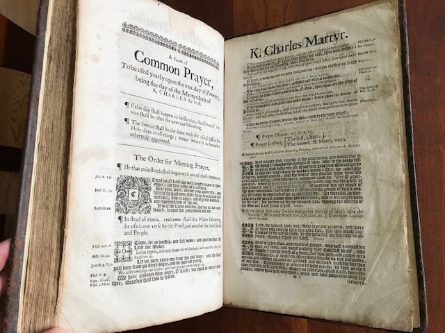 1674 Psalter or Psalms of David, LONDON, Gunpowder, Treason, Martyr King Charles